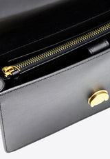 PINKO Classic Love Leather Crossbody Bag Black 100053A0F1Z99Q_76643