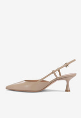 Gianvito Rossi Ascent 55 Slingback Pumps Beige G9533255LACSAND_76756