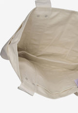 The North Face Circular Logo Canvas Tote Bag White NF0A88TNLE71_76747