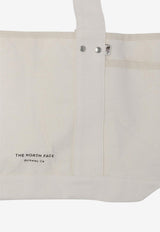 The North Face Circular Logo Canvas Tote Bag White NF0A88TNLE71_76747