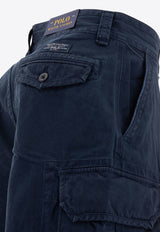 Polo Ralph Lauren Logo Patch Cargo Shorts Blue 710548502005AVIATOR NAVY_76846