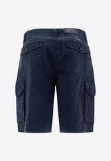 Polo Ralph Lauren Logo Patch Cargo Shorts Blue 710548502005AVIATOR NAVY_76846