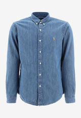Logo-Embroidered Buttoned Shirt