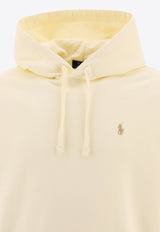 Polo Ralph Lauren Logo Embroidered Hooded Sweatshirt Cream 710916690003CLUBHOUSE CREAM_76879