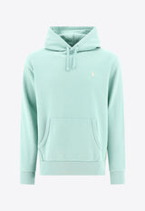 Polo Ralph Lauren Logo Embroidered Hooded Sweatshirt Light Blue 710916690012CELADON_76892