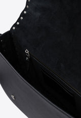 Valentino Studded Leather Messenger Bag 6Y2B0D09KDB0NO_76929