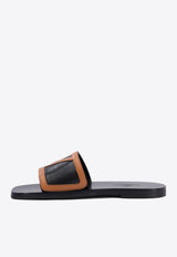 Valentino Viva Superstar Nappa Leather Flat Sandals Black 6Y2S0J72THGRB8_76932