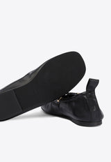 ALOHAS Rosalind Bow-Embellished Ballet Flats Black S10030304_77051