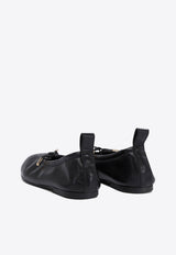 ALOHAS Rosalind Bow-Embellished Ballet Flats Black S10030304_77051
