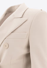 Sportmax Frizzo Double-Breasted Blazer 2512911011600FRIZZO001_77093 Beige