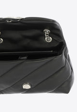 PINKO Classic Love Bag Puff Maxi Quilt Crossbody Bag Black 100038A0F2Z99O_77007