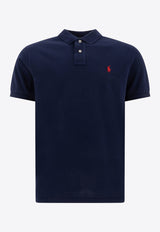 Polo Ralph Lauren Logo Embroidered Polo T-shirt Blue 710782592008NEWPORT NAVY/C3870_77068