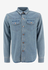 Tom Ford Buttoned Denim Shirt Blue HDS008FMC205S25HB520_76982