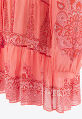 Etro Paisley-Print Tunic Top WRHA0316AK759X0872_77141