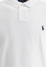 Polo Ralph Lauren Logo Embroidered Polo T-shirt White 710666998002WHITE_77134
