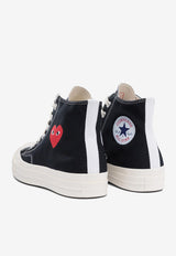 Comme Des Garçons Play X Converse Chuck 70 Spring High-Top Sneakers Black AZ-K129-001BLACK_77126