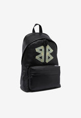 Balenciaga Explorer Leather Backpack Black 5032212ABND1000_77224