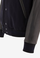 Golden Goose DB Logo Embroidered Bomber Jacket Black GMP00834P00061750654_77498