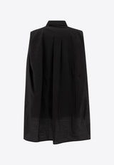 Sacai Sleeveless Mini Shirt Dress Black 25-07649001_77433