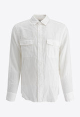 Logo-Embroidered Buttoned Shirt