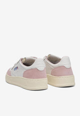 Autry Medalist Leather and Suede Sneakers White AULWGS36_77359
