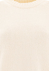 Loulou Studio Canillo Knitted Sweater Ivory CANILLORICE IVORY_77612