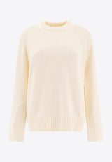 Loulou Studio Canillo Knitted Sweater Ivory CANILLORICE IVORY_77612