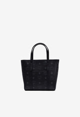 MCM Mini Toni Monogram Top Handle Bags Black MWPEAMT06BLACK_77663