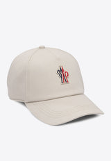 Moncler Grenoble Logo Patch Baseball Cap 3B00001-0486320D_77844 Beige