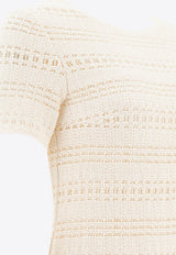 Sandbeige Ribbed Midi Dress SBB2OP10ACIVORY_77847