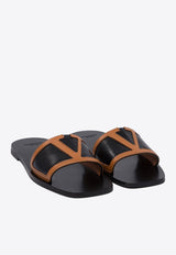 Valentino Viva Superstar VLogo Flat Sandals Black 6W2S0LK2NLHRB8_77859