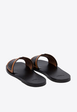 Valentino Viva Superstar VLogo Flat Sandals Black 6W2S0LK2NLHRB8_77859