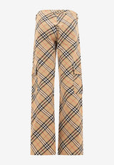 Burberry Vintage Check Straight Pants Beige 8104570_78010
