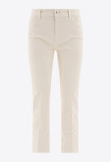 Sportmax Nilly Mini Flare Jeans 2512131035600NILLY005_78002 White