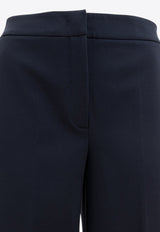 Max Mara Orche Straight-Leg Tailored Pants Blue 2511781038600ORCHE002_77987