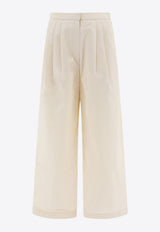 Pleated Wide-Leg Pants