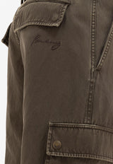 Burberry Straight-Leg Cargo Pants Brown 8105255_78028