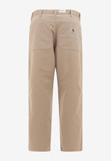 Carhartt Wip Single-Knee Straight Pants Beige I034907G1.02.32_78067