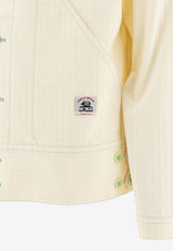 BODE Greenskeeper Knolly Brook Denim Jacket Ivory MRS25JA006IVORY_78131