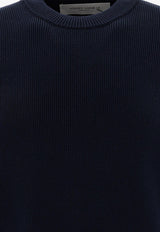 Golden Goose DB Ribbed Crewneck Sweater Blue GMP00841P00066250486_78089