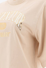 PINKO Adventure Printed T-shirt Beige 104604A2CSC03_78120