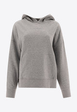 PINKO Logo Embroidered Hooded Sweatshirt Gray 104623A2F9I42_78142