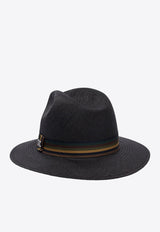Max Mara Rodesia Striped Bucket Hat Black 2514571042600RODESIA005_78178