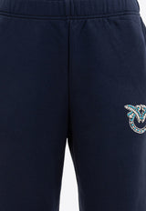 PINKO Embellished Love Birds Track Pants Blue 104790A2G8G1A_78183