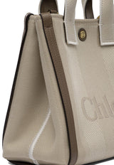 Chloé Small Carry Canvas Tote Bag Beige C25SS911O6523N_78228