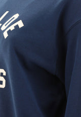 Chloé Logo Crewneck Sweatshirt Blue 24AJH121924C6_78410