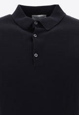 John Smedley Adrian Polo T-shirt Black ADRIANBLACK_78411