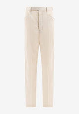 Rick Owens Hollywood Mastodon Tailored Pants White RP01E7352SCH41_78380