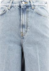 Toteme Washed Straight-Leg Jeans Blue 242-WRB2426-FB0045184_78369