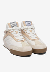 Chloé Kick Quilted Leather Sneakers Pink C25U07ISL6H1_78446